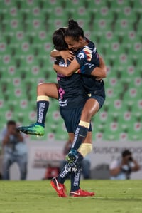 Celebrtación de gol, Daniela Espinosa, Marcela Valera