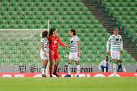 Gol de Alexia Villanueva, Karyme Martínez, Marcela Valera, L