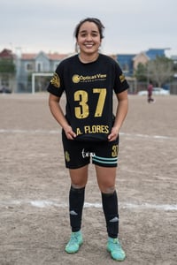 Andrea Flores, autora del gol Lagtor
