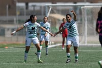 Celebran gol de Paulina Peña, Paulina Peña, Judith Félix