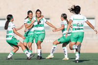 Del gol de Paulina, Tania Baca, Britany Hernández, Paulina P