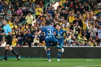 festejo gol Victor Dávila, Víctor Dávila, Israel Reyes