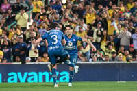 festejo gol Victor Dávila, Víctor Dávila, Israel Reyes