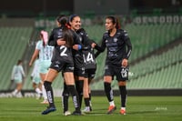 festejo de gol, Mariana Ramos, Samantha Calvillo, Alexa Hern