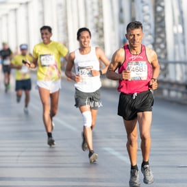 Maratón LALA 2020, puente plateado @tar.mx