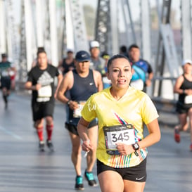 Maratón LALA 2020, puente plateado @tar.mx