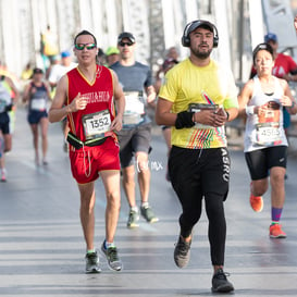 Maratón LALA 2020, puente plateado @tar.mx