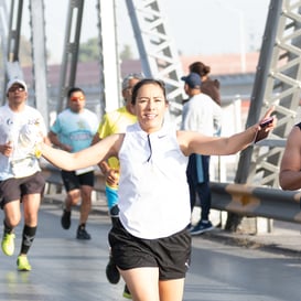 Maratón LALA 2020, puente plateado @tar.mx