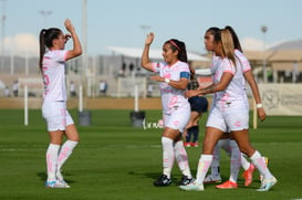 festejo de gol de Cinthya Peraza, Cinthya Peraza, Daniela De @tar.mx