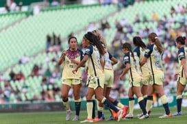 Santos vs America J9 C2022 Liga MX femenil @tar.mx