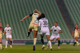 Santos vs America J9 C2022 Liga MX femenil @tar.mx