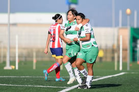 Del gol de Paulina Peña, Britany Hernández, Paulina Peña @tar.mx