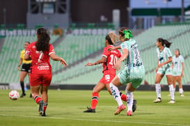 Santos Laguna vs Toluca FC femenil @tar.mx