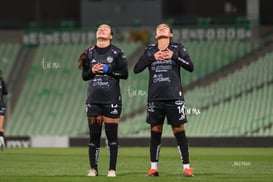 festejo de gol, Mariana Ramos, Samantha Calvillo @tar.mx