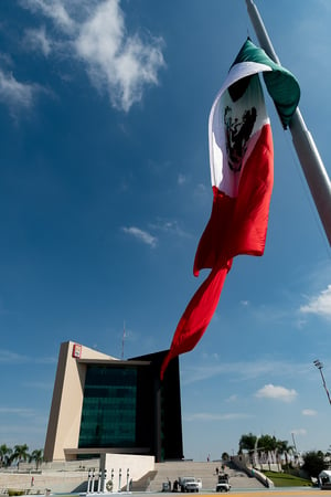 Bandera de México, Plaza Mayor de Torreón @tar.mx