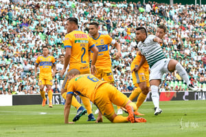 Osvaldo Martinez | Clausura cuartos de final 2018, Santos vs Tigres, vuelta