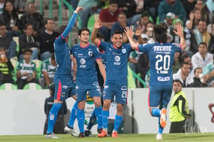 Festejo gol Funes Mori | Santos Laguna vs Rayados de Monterrey cuartos de final apertura 2018, vuelta