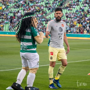 Guerrero, Oribe | Santos vs América jornada 16 apertura 2018