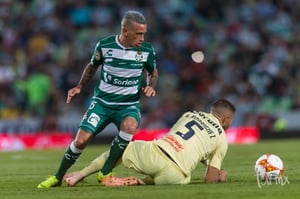 Brian Lozano, Guido Rodríguez | Santos vs América jornada 16 apertura 2018