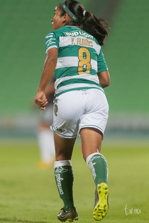 Yahaira Flores 8 | Santos vs Atlas jornada 16 apertura 2018 femenil