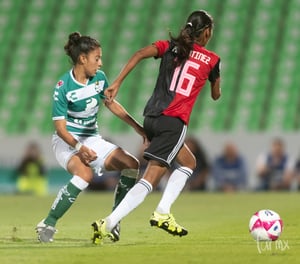Brenda Guevara 7, Mitzi Martínez 16 | Santos vs Atlas jornada 16 apertura 2018 femenil
