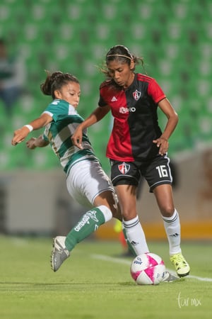 Brenda Guevara 7, Mitzi Martínez 16 | Santos vs Atlas jornada 16 apertura 2018 femenil