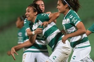 Festejo gol Melissa Sosa | Santos vs Atlas jornada 16 apertura 2018 femenil