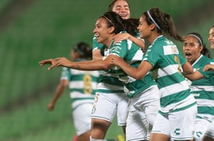 Festejo gol Melissa Sosa | Santos vs Atlas jornada 16 apertura 2018 femenil