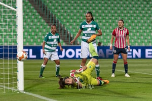 Wendy Toledo, Melissa Sosa | Santos vs Chivas jornada 12 apertura 2018 femenil