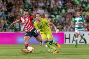 Wendy Toledo | Santos vs Chivas jornada 12 apertura 2018 femenil