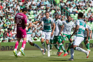 Rodolfo Cota Robles, parada de balón | Santos vs Leon jornada 9 apertura 2018