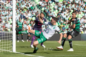 Mauro Boselli de la fiera, intento fallido | Santos vs Leon jornada 9 apertura 2018