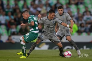 Brian Lozano 15, Edson Gutiérrez 6, | Santos vs Monterrey jornada 14 apertura 2018