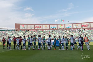 Inicio del partido | Santos vs Puebla jornada 3 apertura 2018