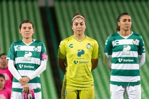 Cristina Núñez 3, 
Wendy Toledo 29,
Melissa Sosa 4

@wendytole | Santos vs Querétaro jornada 14 apertura 2018 femenil