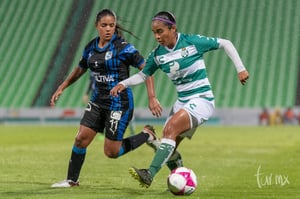 Yahaira Flores 8 | Santos vs Querétaro jornada 14 apertura 2018 femenil