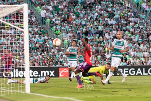 intento de gol | Santos vs Veracruz jornada 10 apertura 2018