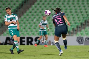 Guerreras vs Águilas, Estefanía Fuentes | Santos vs America jornada 15 apertura 2019 Liga MX femenil