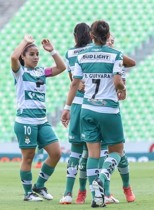 Cinthya Peraza, Brenda Guevara | Santos vs Atlético San Luis jornada 16 apertura 2019 Liga MX femenil