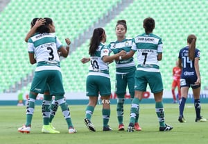Cinthya Peraza, Estela Gómez, Brenda Guevara, Joseline Herná | Santos vs Atlético San Luis jornada 16 apertura 2019 Liga MX femenil