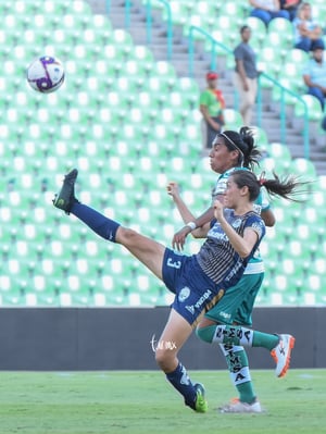 Paola Urbieta, Estela Gómez | Santos vs Atlético San Luis jornada 16 apertura 2019 Liga MX femenil