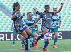 Daniela Carrandi, Daniela Delgado | Santos vs Atlético San Luis jornada 16 apertura 2019 Liga MX femenil