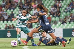 Alejandra Vázquez, Ashly Martínez | Santos vs Atlético San Luis jornada 16 apertura 2019 Liga MX femenil