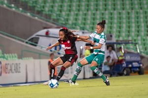 Alejandra Franco, Brenda Guevara | Santos vs Atlas jornada 8 apertura 2019 Liga MX femenil