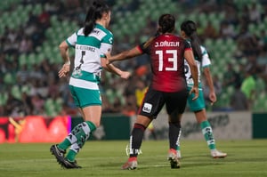 Julissa Dávila, Ana Gutiérrez | Santos vs Atlas jornada 8 apertura 2019 Liga MX femenil