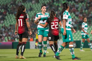 Fátima Delgado, Ana Gutiérrez | Santos vs Atlas jornada 8 apertura 2019 Liga MX femenil