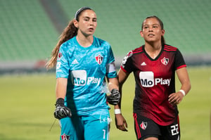 Ana Paz, Fátima Delgado | Santos vs Atlas jornada 8 apertura 2019 Liga MX femenil