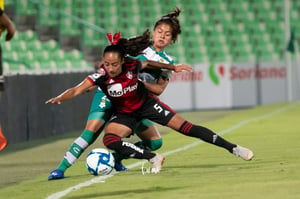 Alejandra Franco, Alexxandra Ramírez | Santos vs Atlas jornada 8 apertura 2019 Liga MX femenil