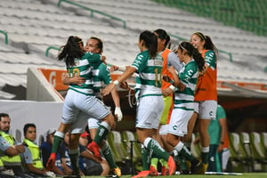 Festejo de gol de Isela Ojeda | Santos vs Chivas J12 C2019 Liga MX Femenil