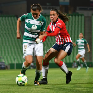 Isela Ojeda 19, Anette Vázquez 19 | Santos vs Chivas J12 C2019 Liga MX Femenil